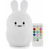 Lampada Da Notte Per Bambini Lampada Da Comodino In Silicone Morbido Miffy Rabbit 9 Colori Telecomando Ricaricabile Luce Notturna A LED Per Regalo/ufficio/camera Da Letto/soggiorno/esterno [Classe Di