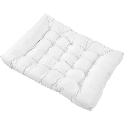 Nova Cuscino Da Esterni 80x120x12 Cm Da Pallet Imbottito E Resistente Vari Colori Dimensioni : Bianco 3 Nova Cuscino Da Esterni 80x120x12 Cm Da Pallet Imbottito E Resistente Vari Colori Dimensioni : Bianco