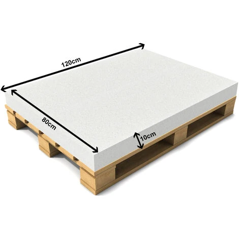 Nova Cuscino Pallet Senza Fodera Foglio Imbottitura Per Divani Bianco Varie Misure Colore : 120 X 80 X 10cm 4 Nova Cuscino Pallet Senza Fodera Foglio Imbottitura Per Divani Bianco Varie Misure Colore : 120 X 80 X 10cm - immagine 2