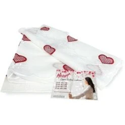 COPPIA Tendina VETRO HEART MODERNA A Cuori Rossi Larga 45 O 60 COPPIA (2 TELI) CM. 45x150 -Vendite ATMOSPHERA || None || Maxwell & Williams 94666642 3