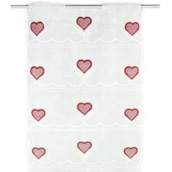 COPPIA Tendina VETRO HEART MODERNA A Cuori Rossi Larga 45 O 60 COPPIA (2 TELI) CM. 45x150 -Vendite ATMOSPHERA || None || Maxwell & Williams 94666642 4