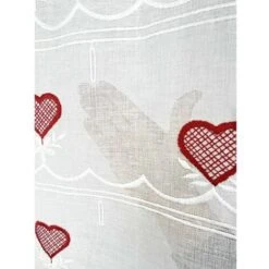 COPPIA Tendina VETRO HEART MODERNA A Cuori Rossi Larga 45 O 60 COPPIA (2 TELI) CM. 45x150 -Vendite ATMOSPHERA || None || Maxwell & Williams 94666642 5