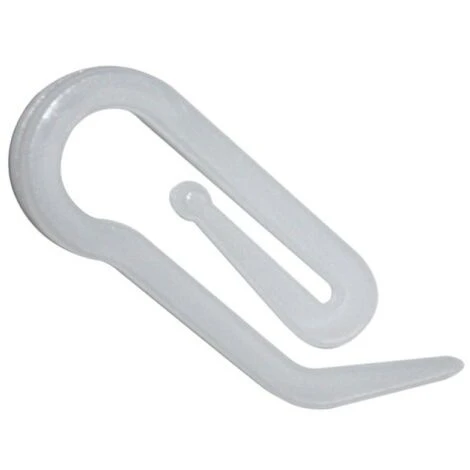 Trade Shop - 60 Pezzi Ganci In Plastica Bianco A Proboscide Papera 25mm Per Tende Tenda 4 Trade Shop - 60 Pezzi Ganci In Plastica Bianco A Proboscide Papera 25mm Per Tende Tenda - immagine 2