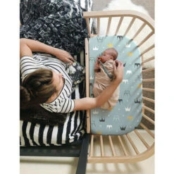 Confezione Da 2 Lenzuola Con Angoli Per Lettino, Lenzuolo Con Angoli Per Bambini In Cotone E Traspirante Per Bagnetto, Culla, Culla E Passeggino, Adatto A Materassi Ovali O Rettangolari 82 X 41 -Vendite ATMOSPHERA || None || Maxwell & Williams 95218324 2