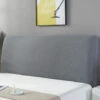 Copritestata, Morbido Tessuto In Pile Elasticizzato, Ispessimento Del Tessuto Di Protezione Del Lato Del Letto Fodera Elastica All-inclusive, Parapolvere Testiera Imbottita, 180 Cm- Per Testiera 170-1