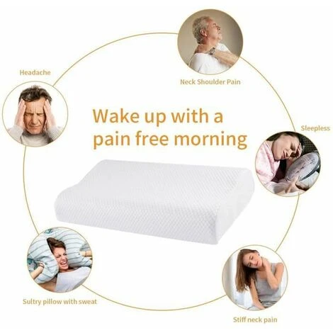Cuscino In Memory Foam Cuscino Cervicale Ergonomico Cuscino Ortopedico Sonno Profondo Lavabile (5030107cm) 5 Cuscino In Memory Foam Cuscino Cervicale Ergonomico Cuscino Ortopedico Sonno Profondo Lavabile (5030107cm) - immagine 3