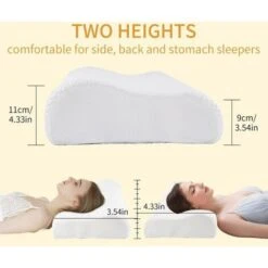 Cuscino In Memory Foam Cuscino Cervicale Ergonomico Cuscino Ortopedico Sonno Profondo Lavabile (5030107cm) 9 Cuscino In Memory Foam Cuscino Cervicale Ergonomico Cuscino Ortopedico Sonno Profondo Lavabile (5030107cm) -Vendite ATMOSPHERA || None || Maxwell & Williams 95548527 4