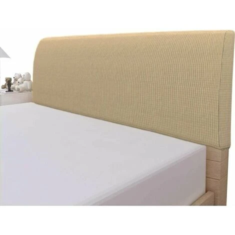 GTA Copri Testiera Elasticizzato, Copri Testiera Jacquard Quadrato Piccolo, Copri Testiera Antipolvere Per Camera Da Letto (sabbia) 3 GTA Copri Testiera Elasticizzato, Copri Testiera Jacquard Quadrato Piccolo, Copri Testiera Antipolvere Per Camera Da Letto (sabbia)