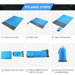 Coperta Da Spiaggia Impermeabile GTA, Tappetino Da Picnic All'aperto, 2 X 1,4 M -Vendite ATMOSPHERA || None || Maxwell & Williams 95758609 4