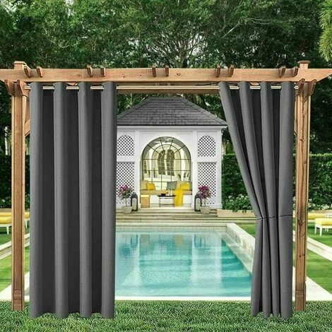 Gazebo Impermeabile Per Tende Oscuranti Per Porte Da Giardino Per Esterni Con Occhielli Per Porte Scorrevoli 1 Pannelli 132X137Cm 4 Gazebo Impermeabile Per Tende Oscuranti Per Porte Da Giardino Per Esterni Con Occhielli Per Porte Scorrevoli 1 Pannelli 132X137Cm - immagine 2