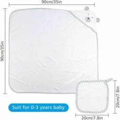 Asciugamano Da Bagno Con Cappuccio In Fibra Di Bambù Organico Mantello Bagnetto Extra Morbido Uscita Bagnetto Assorbente Traspirante Bianco Per Bambini Neonati 0-3 Anni 90 X 90 Cm 9 Asciugamano Da Bagno Con Cappuccio In Fibra Di Bambù Organico Mantello Bagnetto Extra Morbido Uscita Bagnetto Assorbente Traspirante Bianco Per Bambini Neonati 0-3 Anni 90 X 90 Cm -Vendite ATMOSPHERA || None || Maxwell & Williams 95774077 3