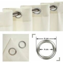 Tende In Voile Di Lino 140x225 Cm A Grana Fine Decorativo Soggiorno Tenda In Voile Camera Da Letto Per Finestra Con Occhiello Semi-opaco Arredamento Cucina, 2 Pannelli Beige 10 Tende In Voile Di Lino 140x225 Cm A Grana Fine Decorativo Soggiorno Tenda In Voile Camera Da Letto Per Finestra Con Occhiello Semi-opaco Arredamento Cucina, 2 Pannelli Beige -Vendite ATMOSPHERA || None || Maxwell & Williams 95785634 4