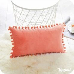 Federa Per Cuscino 30x50 Cm Rosa Corallo Decorazione Soggiorno Casa Scandinava Set Di 2 Copricuscini Morbido Velluto Double Face Rettangolare Tinta Unita Per Cuscino Lombare Poltrona Ufficio -Vendite ATMOSPHERA || None || Maxwell & Williams 95786989 4