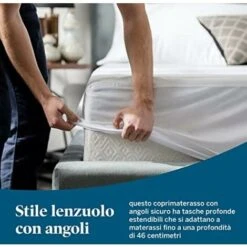 LUCID Coprimaterasso Di Premium Rayon Di Bambù Jersey – Ultra Morbido – Impermeabile – Matrimoniale, 160 X 200 Cm -Vendite ATMOSPHERA || None || Maxwell & Williams 95804028 2