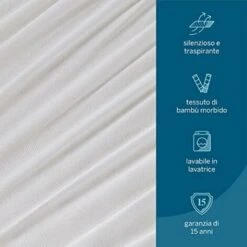 LUCID Coprimaterasso Di Premium Rayon Di Bambù Jersey – Ultra Morbido – Impermeabile – Matrimoniale, 160 X 200 Cm -Vendite ATMOSPHERA || None || Maxwell & Williams 95804028 3