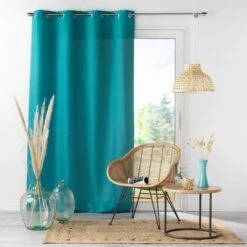 Douceur D' Interno Tenda A Occhielli 140 x 260 cm Microfibra Unita Assoluto, Poliestere, Blu, 260 x 140 cm -Vendite ATMOSPHERA || None || Maxwell & Williams 95811702 3