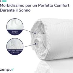 ZenPur - Piumino Letto Singolo Leggero - Piumone Singolo Premium In Microfibra Anallergico, Fresco, Morbido, Lavabile In Lavatrice - Piumino Letto Singolo 140x200 Cm -Vendite ATMOSPHERA || None || Maxwell & Williams 95812299 3