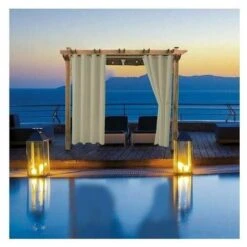 Tende Da Esterno Giardino Patio Gazebo Tende Oscuranti Antivento Protezione UV Antimuffa, Tende Termoisolanti Con Asole, 120 Cm Di Larghezza X 150 Cm Di Altezza, 2 Pannelli, Beige, -Vendite ATMOSPHERA || None || Maxwell & Williams 96204506 3