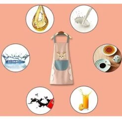 Grembiule Da Cucina Impermeabile 2 Pezzi Uomo Donna Impermeabile Regolabile Con Tasca Regolabile Antimacchia Ristorante Giardino Barbecue Caffè Rosa Blu 6570 Cm -Vendite ATMOSPHERA || None || Maxwell & Williams 96214368 3