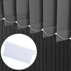 10 Pz California Peso Cieco Piatto Peso Peso Verticale Tende Peso Piatto Cieco Verticale Stecca 127mm Bianco Parte Di Ricambio -Vendite ATMOSPHERA || None || Maxwell & Williams 96226385 4