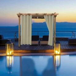 Tende Da Esterno Giardino Patio Gazebo Tende Oscuranti Antivento Protezione UV Tende Isolanti Resistenti Alla Muffa Con Occhielli 52 X 84 Pollici 2 Pannelli Beige -Vendite ATMOSPHERA || None || Maxwell & Williams 96230762 3