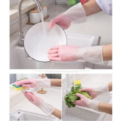 LITZEE Wash Mitt 4 Paia Guanti Di Pulizia Riutilizzabili Senza Lattice, Foderati In Cotone, Antiscivolo Lavabili In Lavastoviglie, Polvere Bianca, M -Vendite ATMOSPHERA || None || Maxwell & Williams 96297904 3