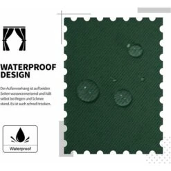 LITZEE Tenda Impermeabile Per Esterni, Termoisolante, Antivento E Protezione UV Tende Oscuranti Adatte Per Giardini, Padiglioni, Balconi, Terrazze (verde, 1 Pezzo / 42x84 Pollici) 10 LITZEE Tenda Impermeabile Per Esterni, Termoisolante, Antivento E Protezione UV Tende Oscuranti Adatte Per Giardini, Padiglioni, Balconi, Terrazze (verde, 1 Pezzo / 42x84 Pollici) -Vendite ATMOSPHERA || None || Maxwell & Williams 96298066 4