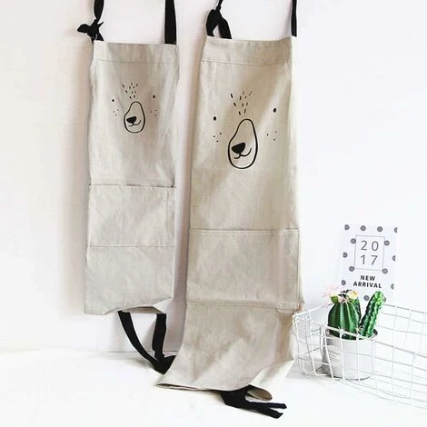 LITZEE Grembiule Protettivo Simpatico Cartone Animato Grembiule Con Tasca Per Donna Bambini Grembiule Da Cuoco In Lino Di Cotone Impermeabile Grembiule Da Cuoco Grembiule Da Cuoco Per Adulti, Taglia B 4 LITZEE Grembiule Protettivo Simpatico Cartone Animato Grembiule Con Tasca Per Donna Bambini Grembiule Da Cuoco In Lino Di Cotone Impermeabile Grembiule Da Cuoco Grembiule Da Cuoco Per Adulti, Taglia B - immagine 2