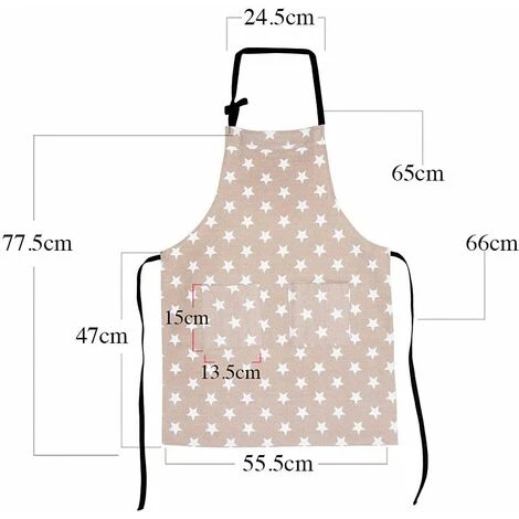 LITZEE Grembiule Protettivo Grembiule A Stella Con Tasca Grembiule Da Cucina Regolabile Grembiule Da Cuoco Bavaglino Grembiule Da Cucina Grembiule Da Donna Per Donne Lavori In Cucina Lavori Domestici 4 LITZEE Grembiule Protettivo Grembiule A Stella Con Tasca Grembiule Da Cucina Regolabile Grembiule Da Cuoco Bavaglino Grembiule Da Cucina Grembiule Da Donna Per Donne Lavori In Cucina Lavori Domestici - immagine 2
