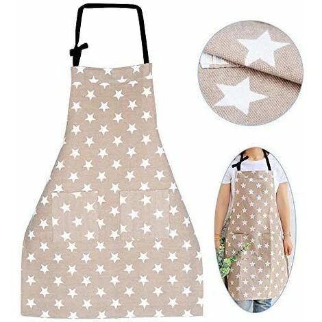 LITZEE Grembiule Protettivo Grembiule A Stella Con Tasca Grembiule Da Cucina Regolabile Grembiule Da Cuoco Bavaglino Grembiule Da Cucina Grembiule Da Donna Per Donne Lavori In Cucina Lavori Domestici 7 LITZEE Grembiule Protettivo Grembiule A Stella Con Tasca Grembiule Da Cucina Regolabile Grembiule Da Cuoco Bavaglino Grembiule Da Cucina Grembiule Da Donna Per Donne Lavori In Cucina Lavori Domestici - immagine 5