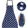 LITZEE Grembiule Protettivo Grembiule Stella Con Tasca Grembiule Da Cucina Regolabile Grembiule Da Cucina Grembiule Bavaglino BBQ Grembiule Da Donna Per Donne Lavori In Cucina Lavori Domestici Blu Nav -Vendite ATMOSPHERA || None || Maxwell & Williams 96298446 1