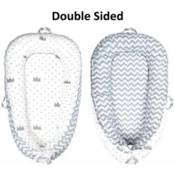 LITZEE Nido Multifunzionale Per Neonati E Neonati, Nido, Lettino Da Viaggio, 100% Cotone, Culla Neonato Bozzolo A Doppia Faccia, Copertura Anti-Allergia Per Culla Neonato