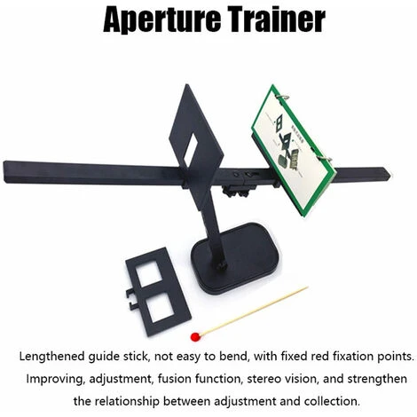 Allenatore Di Apertura Ambliopia Vista Monoculare Attrezzatura Per L'allenamento Sul Campo Attrezzatura Per La Correzione Dell'opacità Strumento Per L'allenamento Con Vista Del Righello Fratturato 7 Allenatore Di Apertura Ambliopia Vista Monoculare Attrezzatura Per L'allenamento Sul Campo Attrezzatura Per La Correzione Dell'opacità Strumento Per L'allenamento Con Vista Del Righello Fratturato - immagine 5