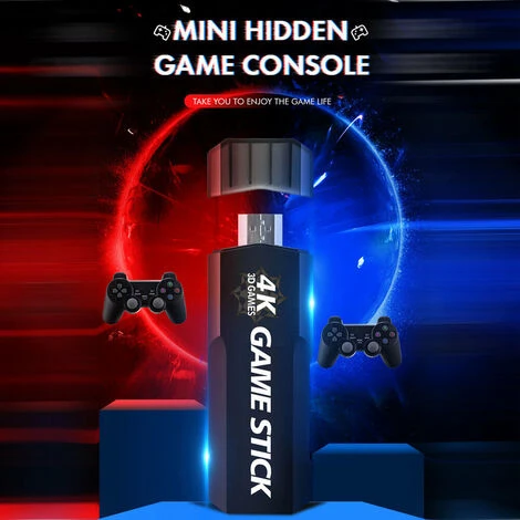 GD10 Game Stick Built-in 40000 Giochi 128GB 2.4G Wireless Controller HD Retro Video Game Console 4k HD Video Game Console 4 GD10 Game Stick Built-in 40000 Giochi 128GB 2.4G Wireless Controller HD Retro Video Game Console 4k HD Video Game Console - immagine 2