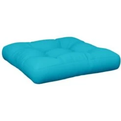 Cuscino Per Pallet Turchese 60x61,5x10 Cm In Tessuto Oxford VidaXL