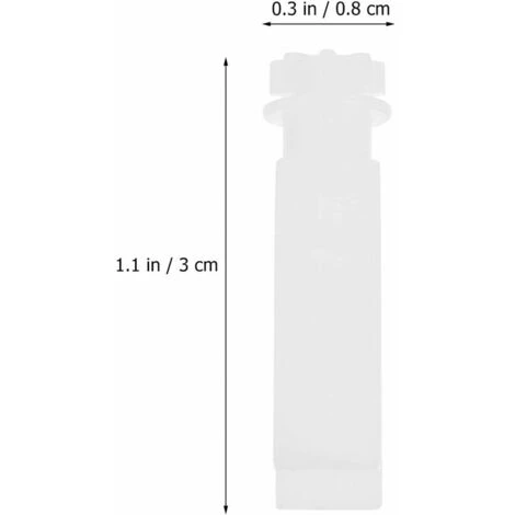 Confezione Da 10 Clip Di Riparazione Per Tende Verticali In Vinile - Per Riparare Tende Verticali, Lamelle, Tende - Bianche 4 Confezione Da 10 Clip Di Riparazione Per Tende Verticali In Vinile - Per Riparare Tende Verticali, Lamelle, Tende - Bianche - immagine 2