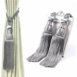 1 Paio Di Fermacravatta Con Nappe Fermacravatta Squisiti Nappe Per Tende Fatte A Mano Decorazione Per Tende Fermacravatta Con Nastro Per Soggiorno Camera Da Letto Biblioteca Hotel -Vendite ATMOSPHERA || None || Maxwell & Williams 97076421 3