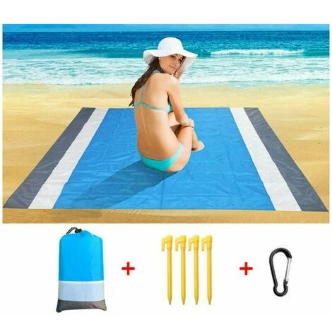 Coperta Da Spiaggia Impermeabile Senza Sabbia 210 X 200 Cm 3 Coperta Da Spiaggia Impermeabile Senza Sabbia 210 X 200 Cm