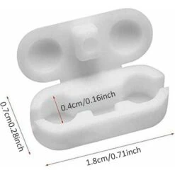 Kit Di Riparazione Per Tende Verticali, Accessori Per Tende Verticali, Connettori A Catena In Plastica, Connettori Superiori, Ganci Da 89 Mm, Stecche Per Pesi 9 Kit Di Riparazione Per Tende Verticali, Accessori Per Tende Verticali, Connettori A Catena In Plastica, Connettori Superiori, Ganci Da 89 Mm, Stecche Per Pesi -Vendite ATMOSPHERA || None || Maxwell & Williams 97077455 3