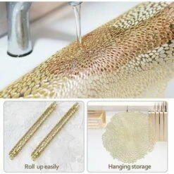 Tovaglietta Rotonda Oro, 6 Pezzi Set Di Tovagliette Lavabili In PVC Resistente Al Calore Per La Decorazione Della Cucina Domestica 38x38cm 9 Tovaglietta Rotonda Oro, 6 Pezzi Set Di Tovagliette Lavabili In PVC Resistente Al Calore Per La Decorazione Della Cucina Domestica 38x38cm -Vendite ATMOSPHERA || None || Maxwell & Williams 97077479 3