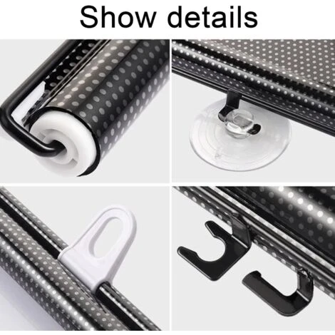 MINKUROW Tenda Da Balcone Con Ventosa, Vela Per Parabrezza Auto, Tenda Retrattile Portatile, Per Camere Da Letto, Stanze Dei Bambini, Uffici, Camper, Senza Perforazioni (40x60cm/15.7x23.6in) 5 MINKUROW Tenda Da Balcone Con Ventosa, Vela Per Parabrezza Auto, Tenda Retrattile Portatile, Per Camere Da Letto, Stanze Dei Bambini, Uffici, Camper, Senza Perforazioni (40x60cm/15.7x23.6in) - immagine 3