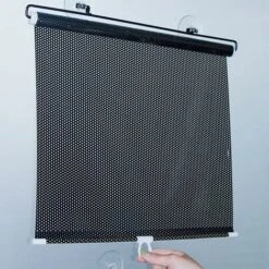 MINKUROW Tenda Da Balcone Con Ventosa, Vela Per Parabrezza Auto, Tenda Retrattile Portatile, Per Camere Da Letto, Stanze Dei Bambini, Uffici, Camper, Senza Perforazioni (40x125cm/15.7x49.2in)