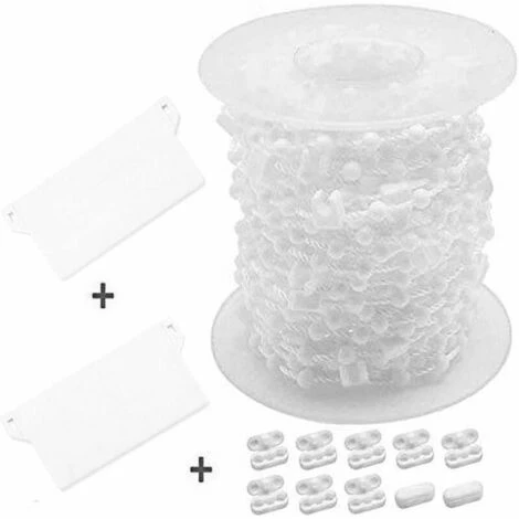 Kit Di Riparazione Per Tende Verticali, Accessori Per Tende Verticali, Kit Di Sostituzione Dei Connettori A Catena A Basso Peso Per Lamelle Da 127 Mm 5 Kit Di Riparazione Per Tende Verticali, Accessori Per Tende Verticali, Kit Di Sostituzione Dei Connettori A Catena A Basso Peso Per Lamelle Da 127 Mm - immagine 3