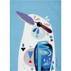 Maxwell & Williams Maxwell &amp Williams Pete Cromer Asciugamano Da Cucina De Design Asciugamano Da Cucina De Cucaburra De 100% Cotone, 50 X 70 Cm - Blu