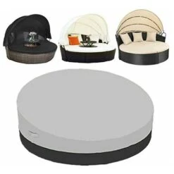 Copertura Per Lettino Prendisole Rotonda Per Divano - Letto Con Cinghie E Maniglie, Copertura Per Ombrellone Da Esterno Impermeabile, Copertura Per Lettino Da Giardino Impermeabile, Copertura Per Lett -Vendite ATMOSPHERA || None || Maxwell & Williams 97887899 5