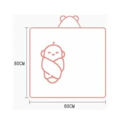 Baby Hog Baby Bath Cape, Uscita Del Bagno In Cotone Con Disegno Animale, Drap Bagno Per Neonato (Pink Chaton) -Vendite ATMOSPHERA || None || Maxwell & Williams 97894869 3