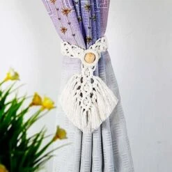 Baci Per Tende, Supporti Per Tende, Cordoncino Per Tende, Anello Per Tende Con Cordoncino Fogliare, Per La Decorazione Di Tende 2 Pezzi (beige, 13 40 Cm) -Vendite ATMOSPHERA || None || Maxwell & Williams 98018294 4