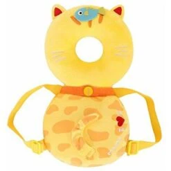 Cuscino Di Protezione Per La Testa Del Bambino, Cuscino Di Protezione Regolabile, Gatto Giallo, Grande,