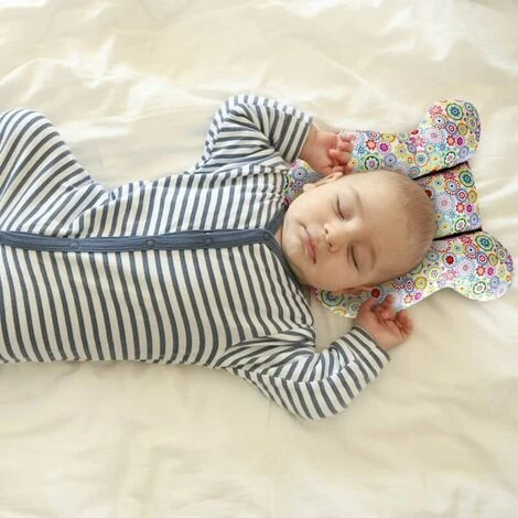 Cuscino Da Viaggio Per Bambini, Seggiolino Auto Per Passeggino, Morbido Cuscino Di Supporto Per Testa E Collo, Cuscino Da Viaggio Per Bambini Da 0 A 1 Anno (fiori) 4 Cuscino Da Viaggio Per Bambini, Seggiolino Auto Per Passeggino, Morbido Cuscino Di Supporto Per Testa E Collo, Cuscino Da Viaggio Per Bambini Da 0 A 1 Anno (fiori) - immagine 2