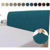 Copri Testiera, Copri Testiera All-inclusive Con Lato Elastico Per Arredo Camera Da Letto, Copri Testiera Lavabile Antipolvere (blu Pavone, 180 Cm),
